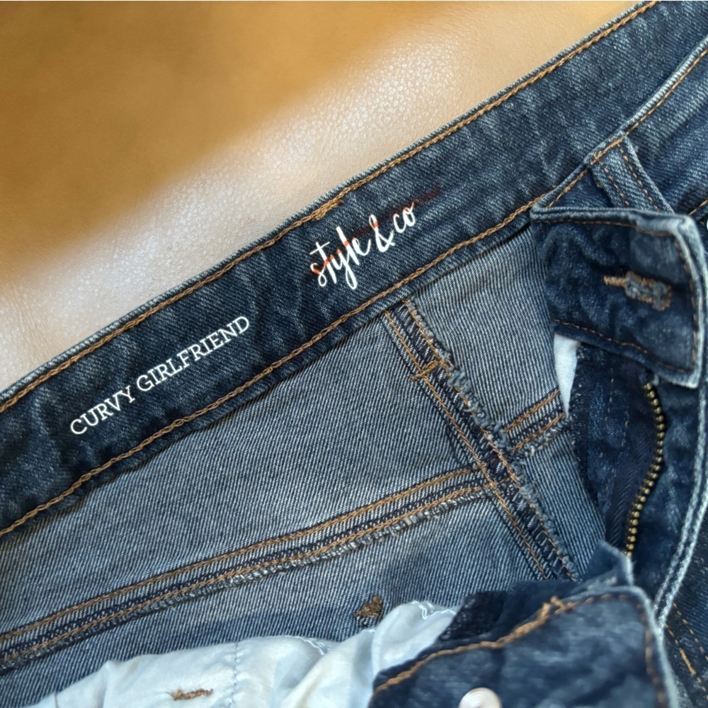 Style & Co. Blue Distressed Women's jeans - Picture 4 of 4